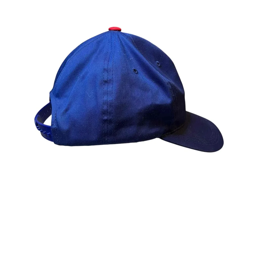 Chicago Cubs Sports Specialties‎ Blue Adjustable Plain Logo Baseball Cap Unisex